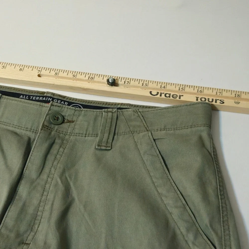 Wrangler ATG Cargo Pants Mens 32x34 Green All Terrain Gear Straight Leg‎ Utility